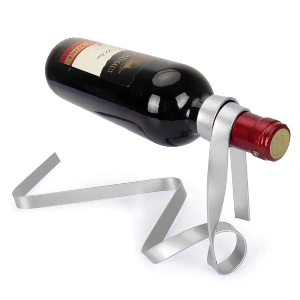 Floating Ribbon Wine Bottle Holder